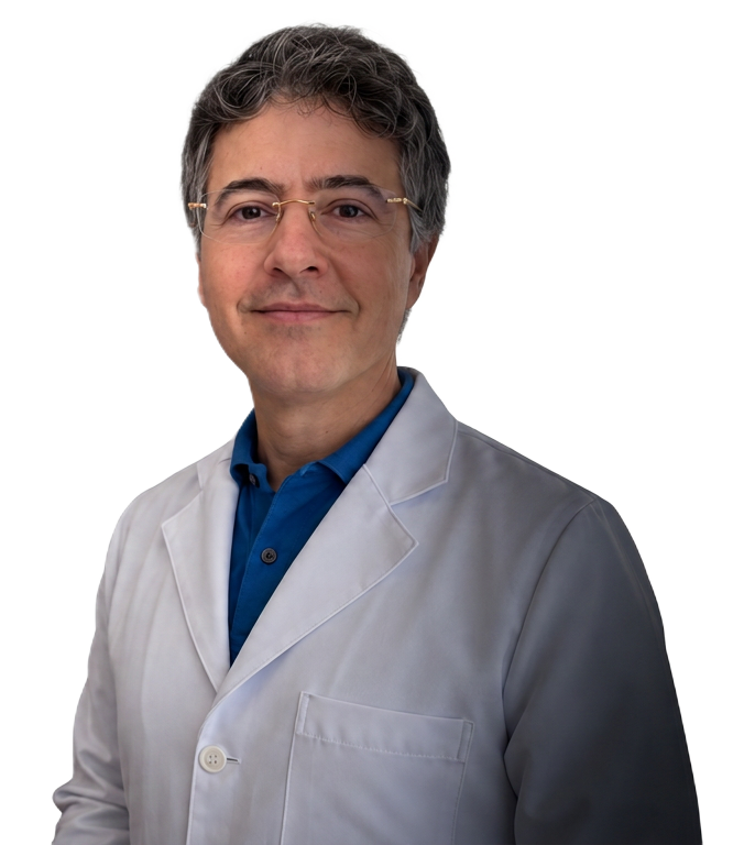 Dr. Wagner José Martorina, endocrinologista, em consultório
